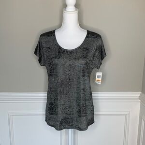 INC International Concepts Gunmetal Textured Top